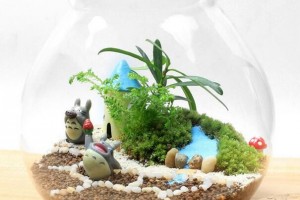 Miniture Fairy Garden Idea DIY Bottle Plants